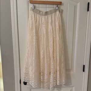 SHEIN Curve Lace Skirt Lined size 1X